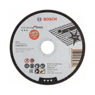 Bosch Trennscheibe Gerade Standard For Inox Wa 60 T Bf