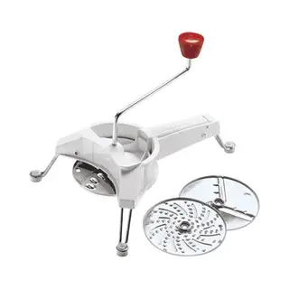 Moulinex K10110 uienhakker Rood, Roestvrijstaal, Wit
