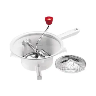 Moulinex K10121 uienhakker Rood, Roestvrijstaal, Wit
