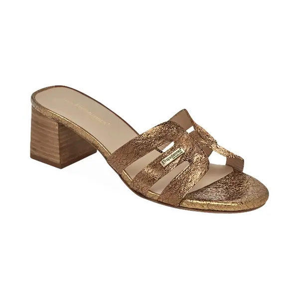 Les tropeziennes par M. Belarbi Leren Sandalen Met Hak Van M.belarbi Livia thumbnail