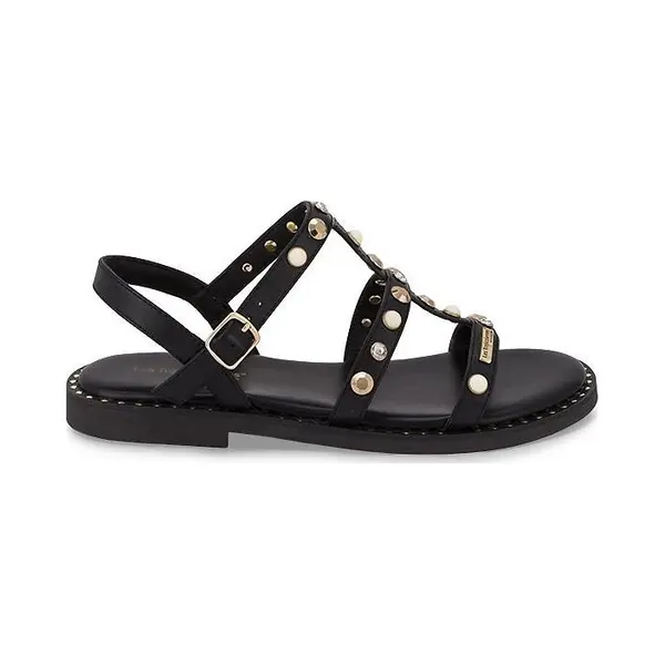 Les Tropeziennes Par M.belarbi Platte Sandalen In Leer Corlylow thumbnail