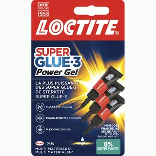Loctite Power Gel Flexi 3x1g | De Ultieme Lijm Voor Flexibele Projecten | Sterk En Betrouwbaar