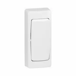 Legrand 086085 Push Button Switch, Surface-mounted, Complete - Narrow Version