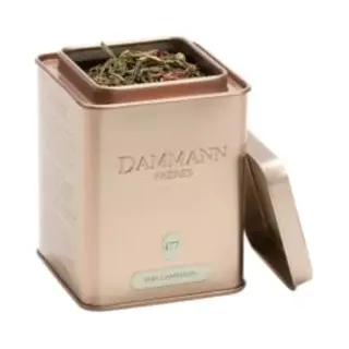 Dammann Frères - Miss Dammann Blikje N° 477 - 100 Gram Losse Groene Thee Met Gember En Vruchten - Volstaat Voor 50 Koppen