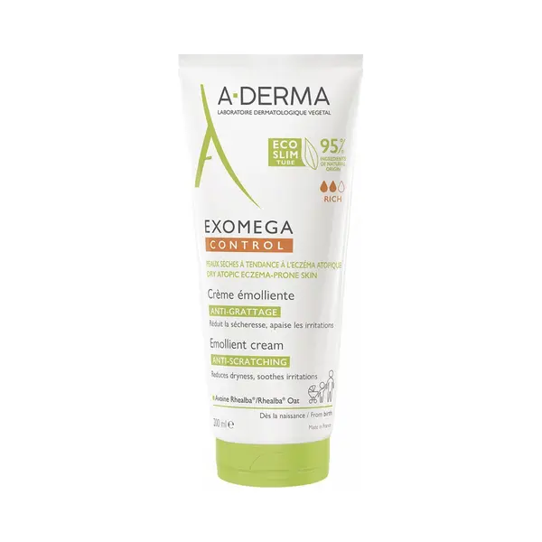 A-Derma, Gezichtscrème, Exomega Controle (200 ml, Dagcrème) thumbnail