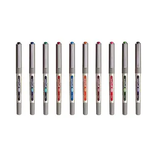 Uni-ball - Uni Mitsubishi Pencil - 10 Eye Fine Ub-157 - Rollerball Pennen Vloeibare Inkt - Punt 0, 7 Mm - Medium Schrijven - Assortiment Van 8