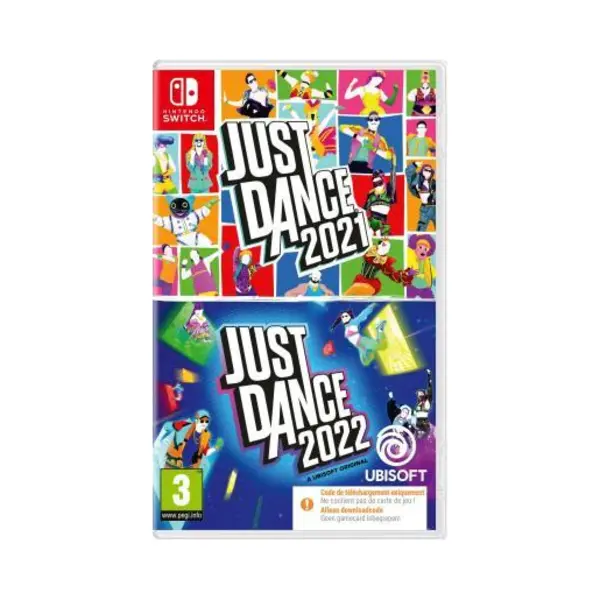 Ubisoft Just Dance 2021 & Just Dance 2022 - Nintendo Switch - Code In A Box thumbnail