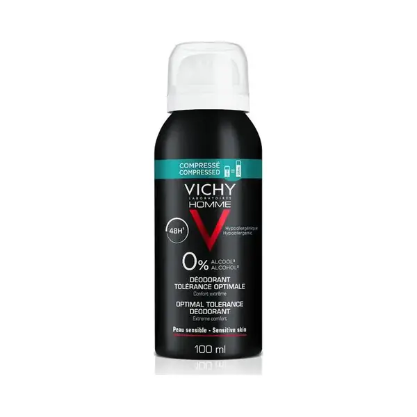 Vichy Homme Deodorant 48u Optimale Tolerantie - Spray 100ml thumbnail