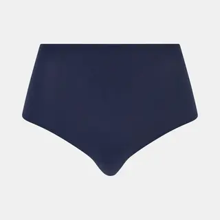 Chantelle Naadloze Taille Slip - Soft Strech - High Waist Brief Xl/4XL - Grote Maten Vrouwen Hoge Slip - Xl - Blauw