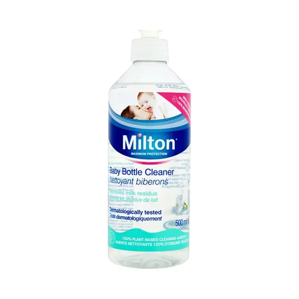 Milton Babyflaschenreiniger 500 Ml – Speziell Entwickelt, Um Alle Milchrückstände Zu Entfernen, Die Für Das Wachstum Schädlicher Bakterien thumbnail