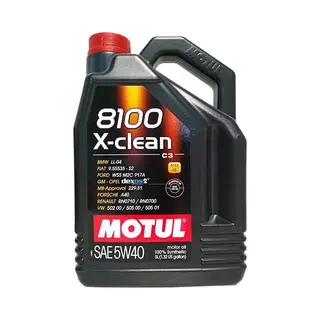 Motorolie Motul 17700 8100 X-Clean 5W40 C3 5L