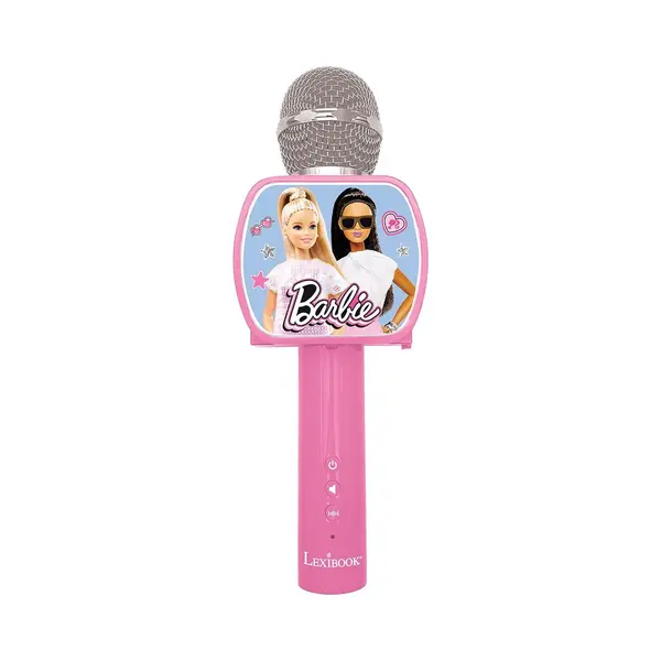 Lexibook, Barbie, Bluetooth® Microphone With Voice Change Function, Phone Holder Included, Built-in Speaker, Pink, MIC240BB thumbnail