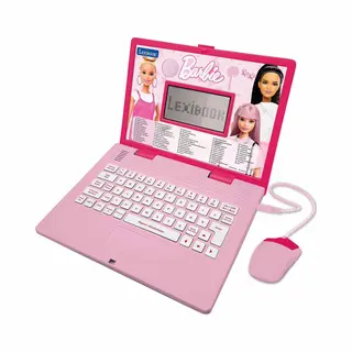 Lexibook, Barbie, Educational And Bilingual Laptop In English/German, Toy For Children With 124 Activities To Learn, Play Games And Music, Pink,