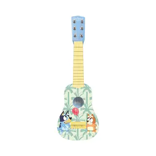 Lexibook, Bluey, My First Guitar For Children, 6 Nylon Strings, 53 Cm, Guide Included, Blue, K200BY