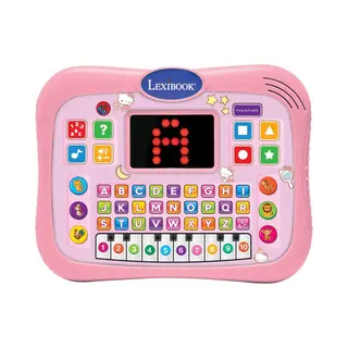 Lexibook, Hello Kitty, Bilingual Abc Talking Educational Tablet Hello Kitty With Touch Buttons And Led Screen, English/French, JCPAD007HKi1