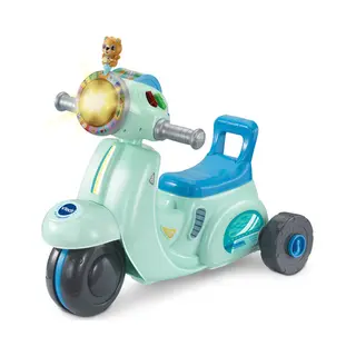 VTech Baby 2 in 1 Loopscooter blauw