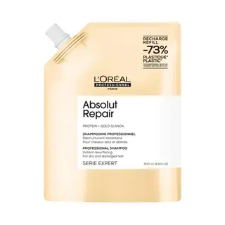 L'Oréal Professionnel L’Oréal Professionnel Absolut Repair Shampoo Refill - Versterkende En Herstellende Formule - Voor Droog En Beschadigd Haar – Navulverpakking