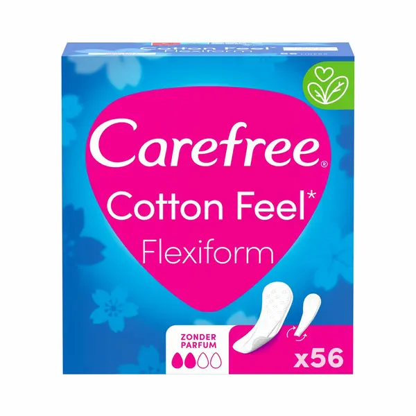 Carefree Cotton Feel Flexiform Small / Medium 56 Stuks thumbnail