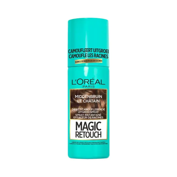 Gratis, L'Oréal Magic Retouch Uitgroeispray Middenbruin 75 Ml thumbnail