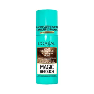 Gratis, L'Oréal Magic Retouch Uitgroeispray Goud Middenbruin 75 Ml