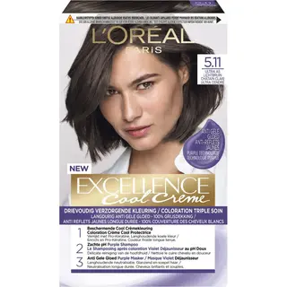 L'Oréal Paris 6x L'Oréal Excellence Cool Cream 5.11 - Ultra Ash Lichtbruin