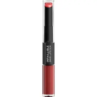 L'Oréal Paris Infaillible 24H Lipstick 435 Fearless Corail - Langhoudende 2-staps Lippenstift - Tot 24 Uur* Kleur En Comfort - Rood - 5.7ML