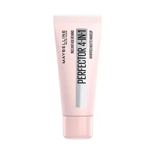 Maybelline New York 4-in-1 Make-up Met Bb Cream, Poeder En Primer Voor Een Perfecte Teint, Foundation Met Lichte Dekking Instant Perfector Matte, Nr.