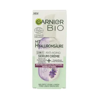 Garnier Bio Anti-Aging Serum Cream Met Hyaluronzuur 50 Ml