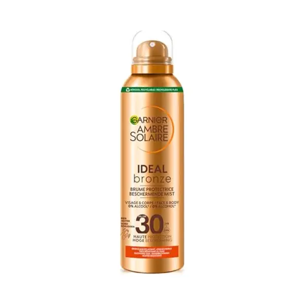 Gratis, Garnier Ambre Solaire Ideal Bronze Beschermende Mist Spf 30 150 Ml thumbnail