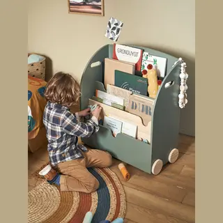 Vertbaudet Boekenrekje Op Wieltjes Serie School