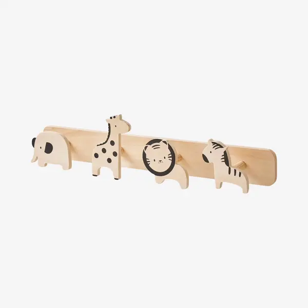 Vertbaudet Kapstok Met Haken Met Jungledieren Hout thumbnail