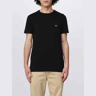 Lacoste Heren T-shirt - Black - Maat S