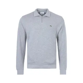 Lacoste Mens Sweater - Grey Cotton - Size X-Large