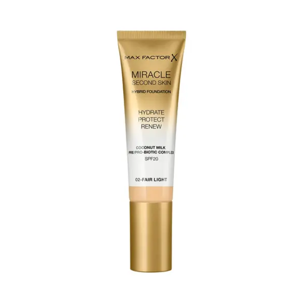Max Factor Miracle Second Skin 30 ml Koker Crème 02 Fair Light thumbnail