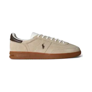 Polo Ralph Laurenvoor Mannen. 809P09753005 Bruine Suède Bedford Sportschoenen (42), Beige, Plat, Veters, Casual