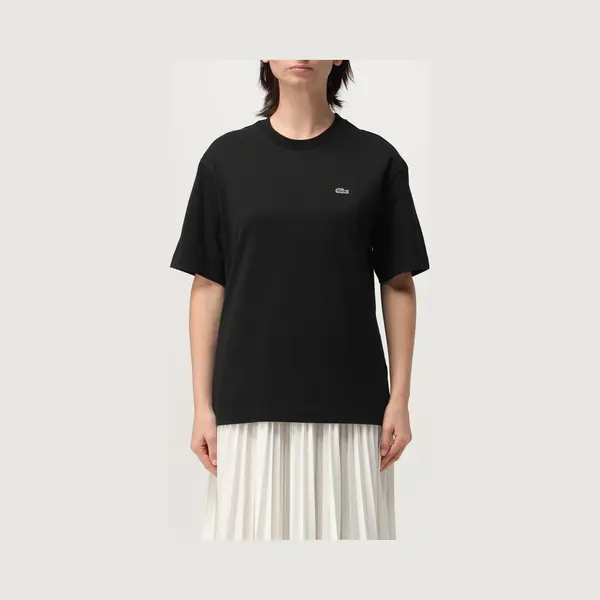 T-Shirt Lacoste Woman Color Black thumbnail