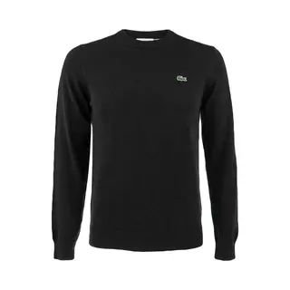 Lacoste Herren Pullover Schwarz Unifarben