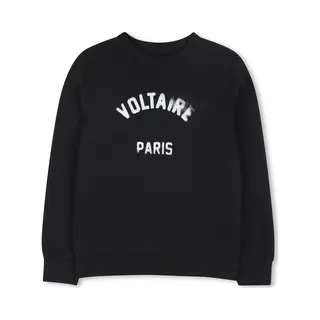 Zadig & Voltaire - Sweater Logo - Black - Maat 152
