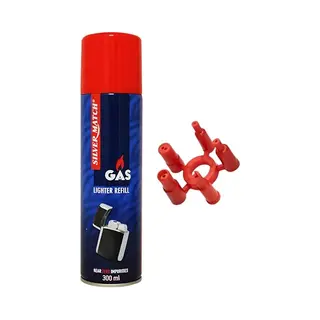 Silver Match Feuerzeug-Gas 300 Ml In Metalldose