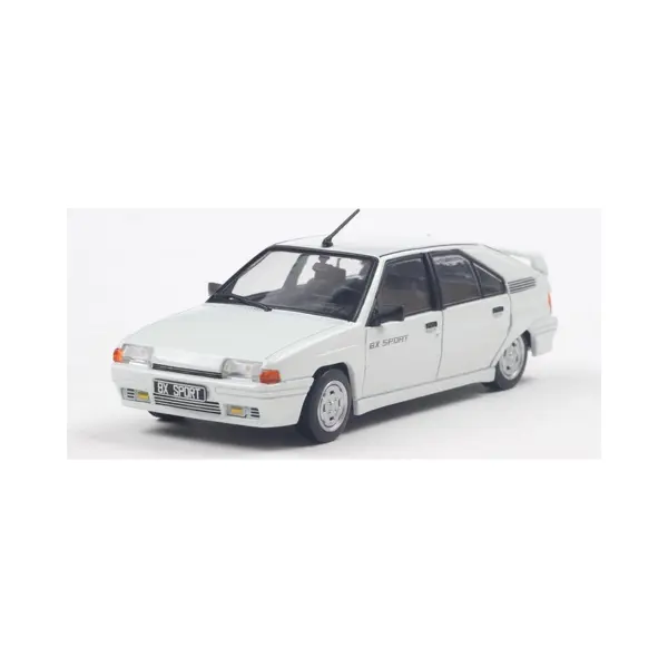 Solido Citroën Bx Sport (1985) – Kompakter 80er-Keil, Sportliche Front, Integrierter Spoiler, Diecast Modellauto, Blanc Meije Weiß, 1, 43 thumbnail