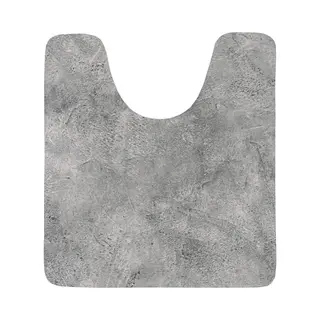 Tendance Toiletmat/wc Mat Calm Concrete - Antislip - 45 X 50 Cm - Badkamer