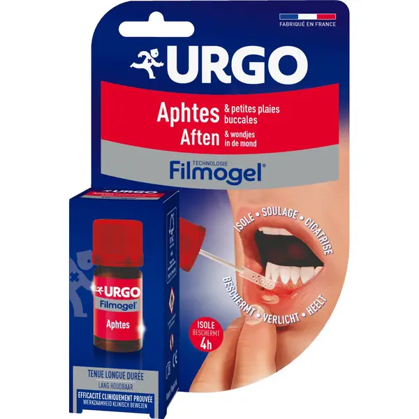 Urgo Aften Mondwondjes Fruitsmaak Filmogel 6ml thumbnail