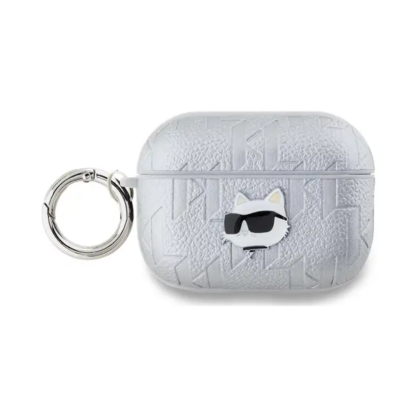 Karl Lagerfeld, Zaak Voor AirPods Pro 2 Wafelpop, Zilveren thumbnail