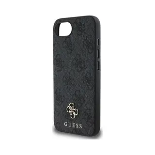 Guess - 4G Metal Small Logo - Backcover Telefoonhoesje Met Magsafe - Geschikt Voor Apple IPhone 16e - Zwart