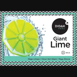 Didak Pool Luchtmatras Mega Limoen - Luchtbed - 120x10 Cm - Opblaasbaar