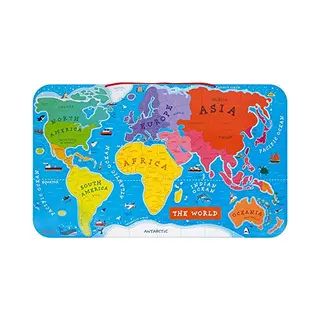 Janod - J05504 - Puzzle Magnetisch - Englische Version (Holz)