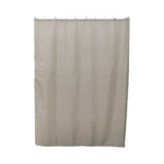 Tendance Douchegordijn Basic Elegance - Met Ringen - Taupe - Polyester - 180 X 200 Cm - Wasbaar