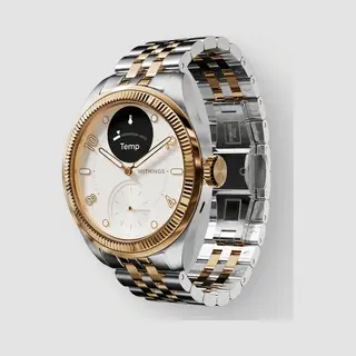Withings ScanWatch Nova Oled 39 mm Hybride Goud, Roestvrijstaal Gps