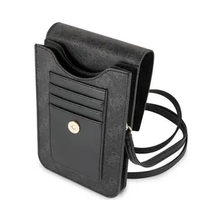 Guess Collection 7 Inch Telefoontas - Grijs - 4G Wallet Bag - Guwbsqgbk