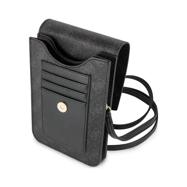 Guess Collection 7 Inch Telefoontas - Grijs - 4G Wallet Bag - Guwbsqgbk thumbnail